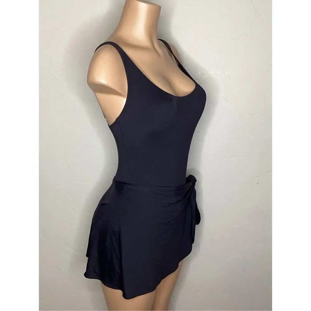 New. Coco Reef black skirted one piece. Size 16 Retails $152 - Picture 8 of 10